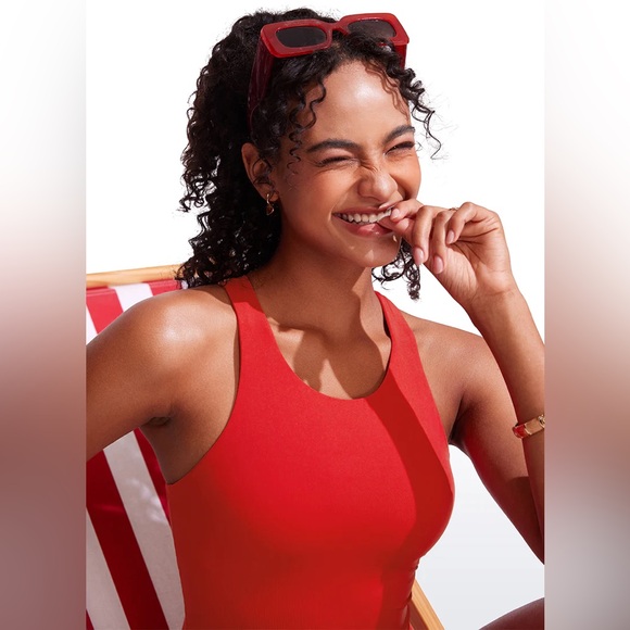 High Neck Racerback Tankini Top - Picture 3 of 6